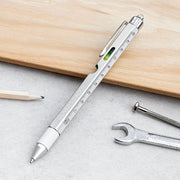 Personalised Spirit Level Multitool Pen with LED Torch