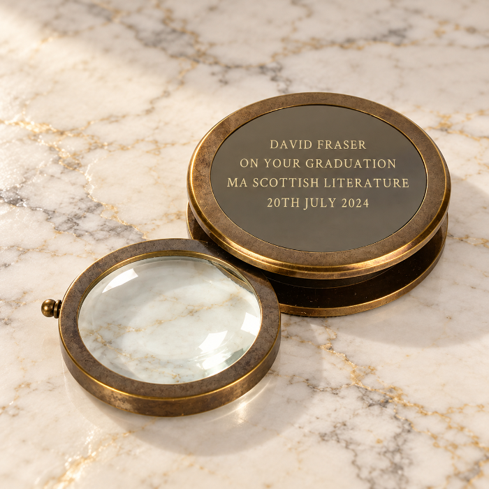 Personalised Traditional Traveller's Magnifier