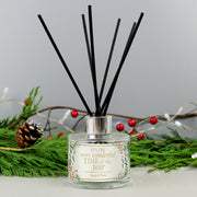 Personalised Wonderful Time of The Year Christmas Reed Diffuser