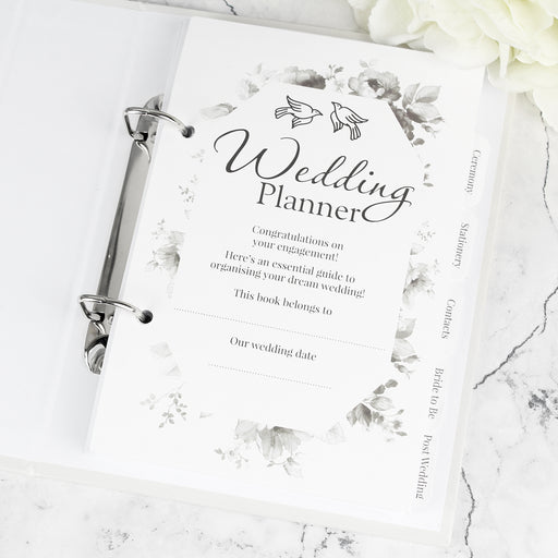 Personalised Autumnal Wedding Planner