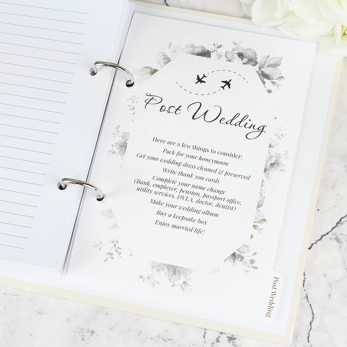 Personalised Autumnal Wedding Planner