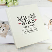 Personalised Mr & Mrs Wedding Day Photo Album