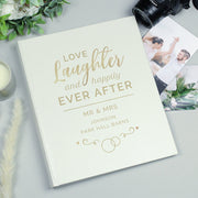 Personalised Happily Ever After Traditional Wedding Photo Album