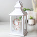 Personalised Floral Bouquet Name White Lantern