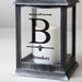 Personalised Initial Rustic Black Lantern