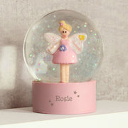Personalised Fairy Glitter Snow Globe - Name