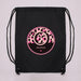 Personalised Leopard Print Pink Black Swim & Kit Bag