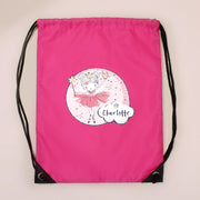 Personalised Princess Ballerina Swim & Kit Bag