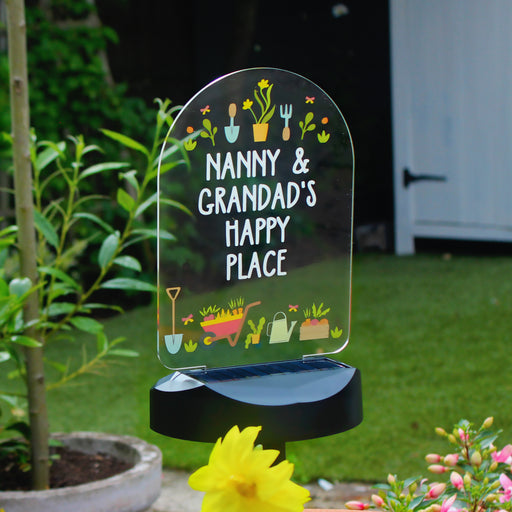 Personalised Outdoor Solar Lights