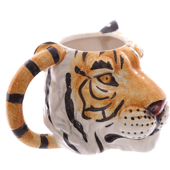 Tiger Head Shaped Mug