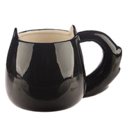 Black Cat Shaped Mug