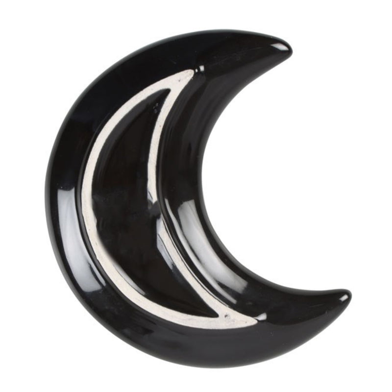 Crescent Moon Dark Forest Print Trinket Dish