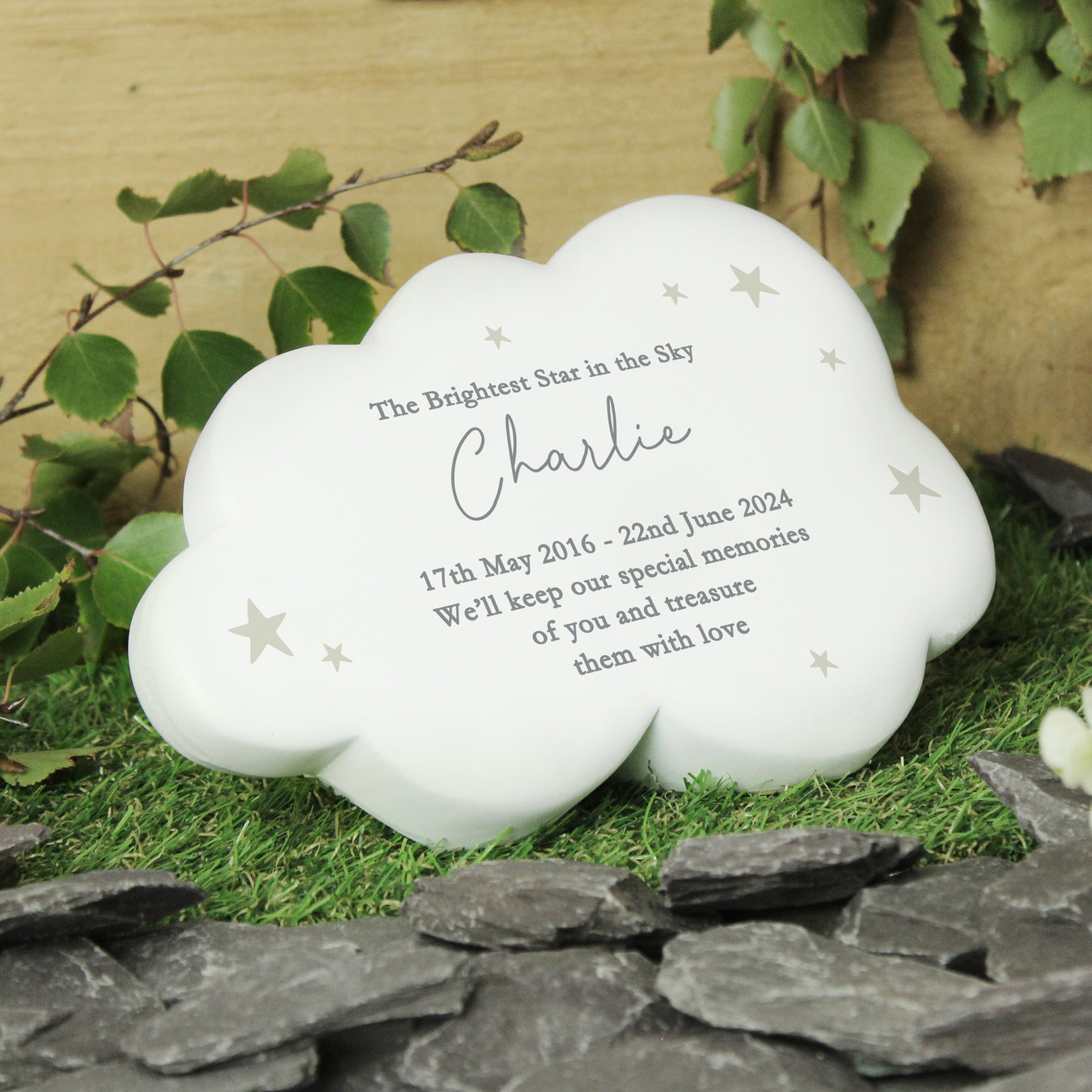 Cloud Memorial Plaques