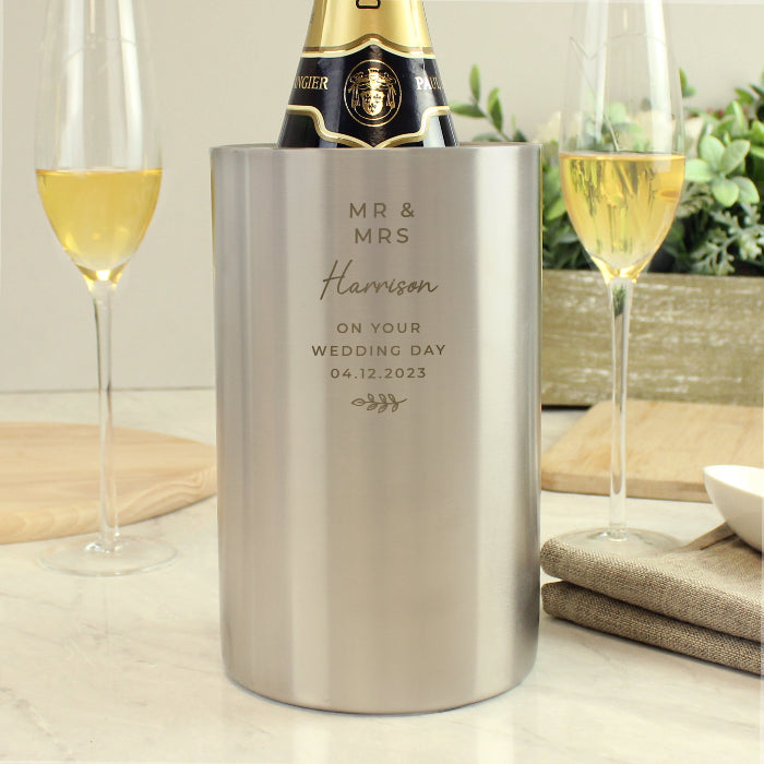 Personalised Custom Wine Cooler Bucket