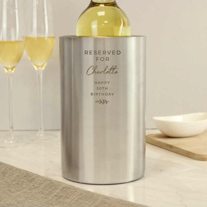 Personalised Custom Wine Cooler Bucket