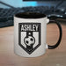 Personalised Football Badge Mug