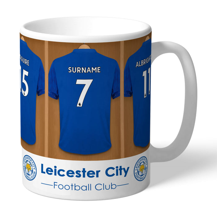 Personalised Leicester City Football Team Dressing Room Mug
