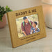 Engraved Daddy & Me Oak Finish Photo Frame 6x4