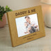Engraved Daddy & Me Oak Finish Photo Frame 6x4