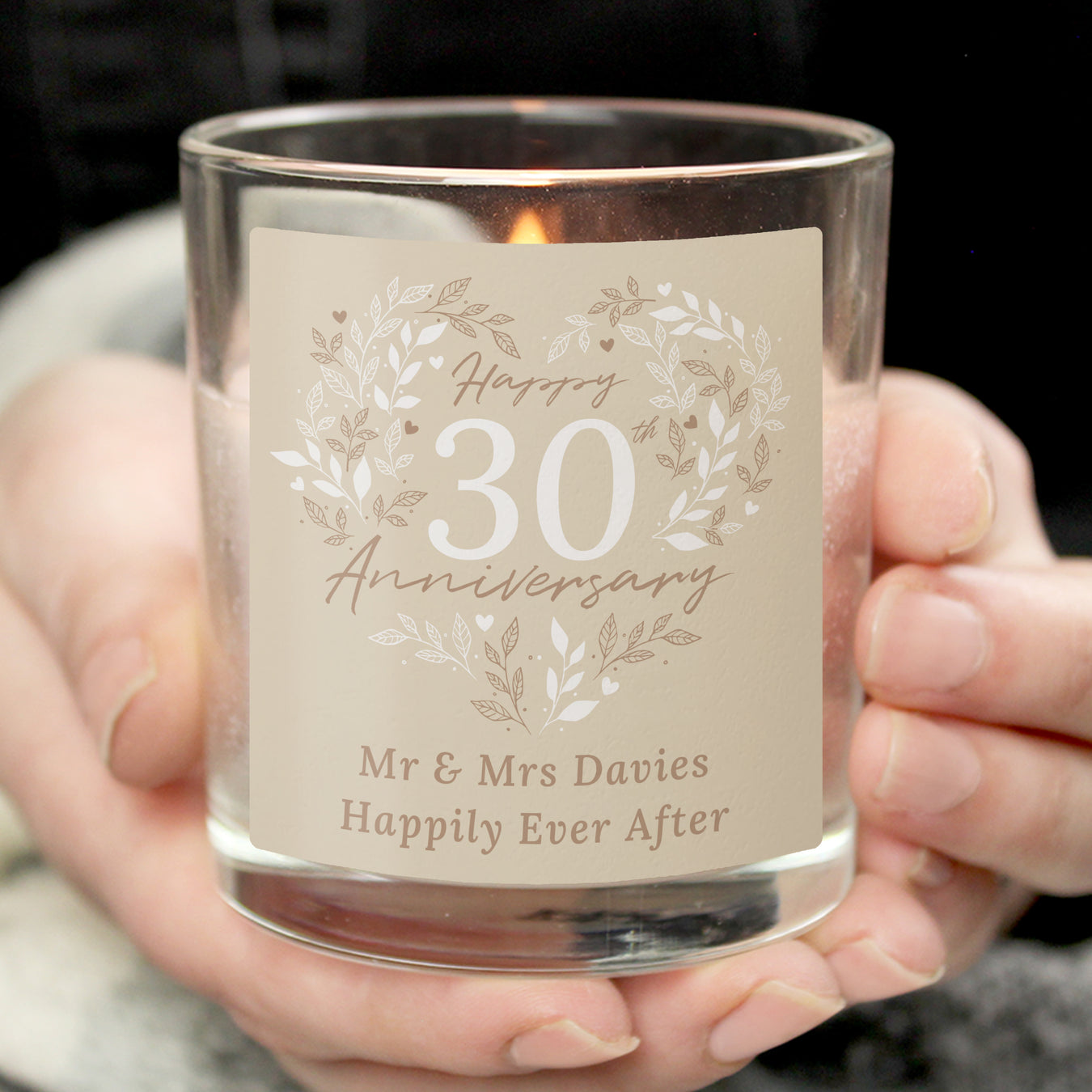 30th Anniversary Candle