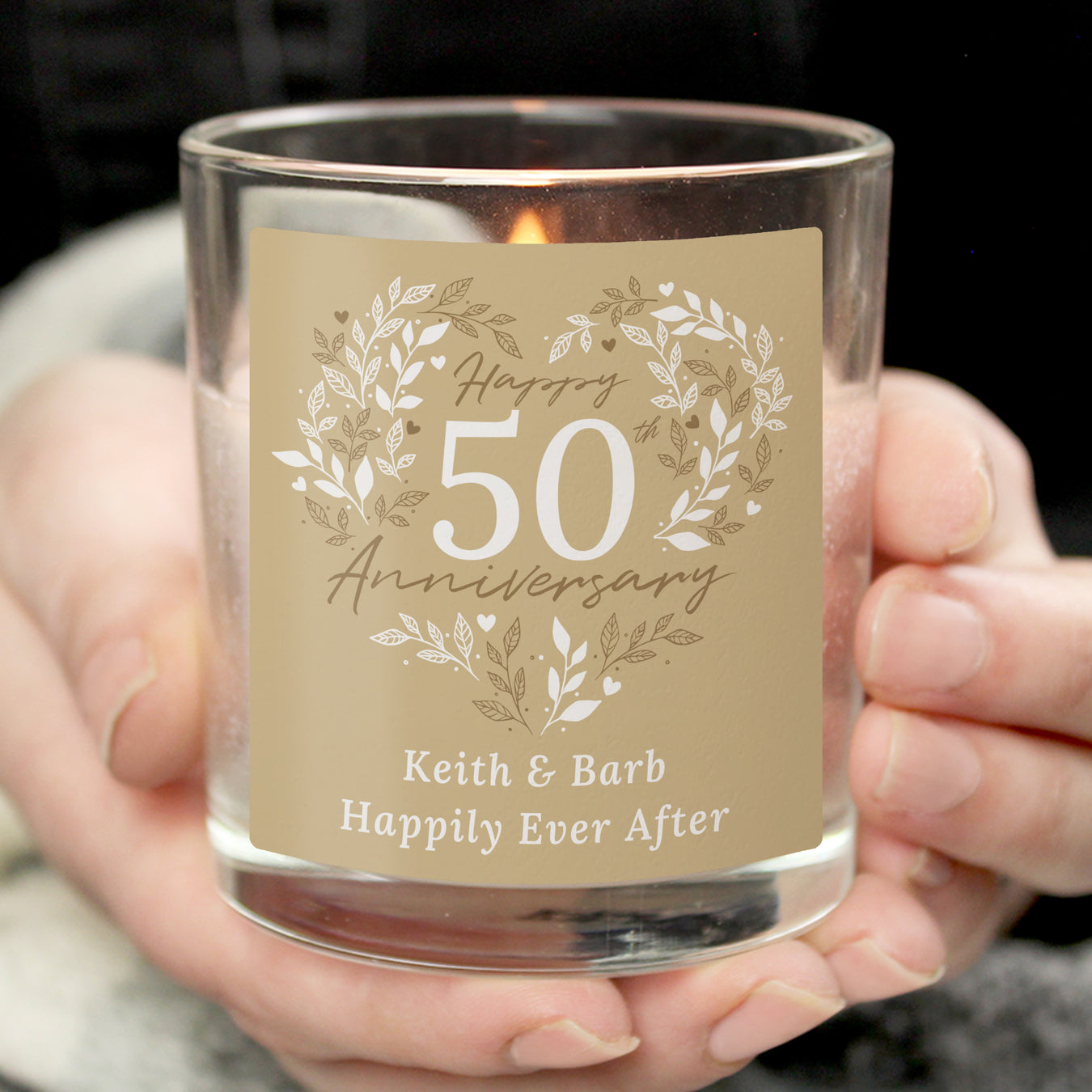 50th Anniversary Candle