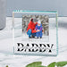 Daddy Love You Gift Glass Photo Upload Keepsake Block