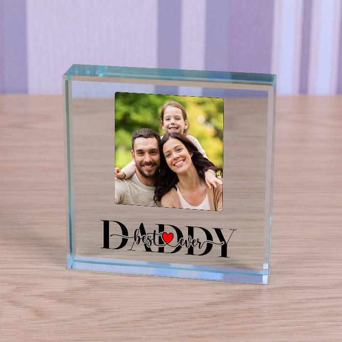 Best Ever Daddy Photo Gift Plaque
