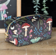 Dark Forest Print Makeup Bag