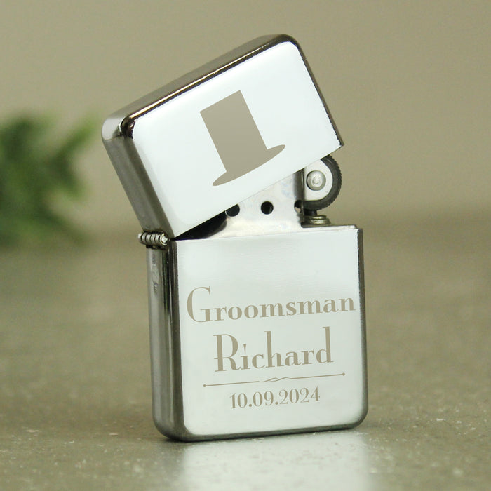 Engraved Groomsman Lighter