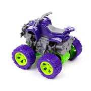 Quad Bike 4x4 Stunt Friction Push/Pull Action Toy