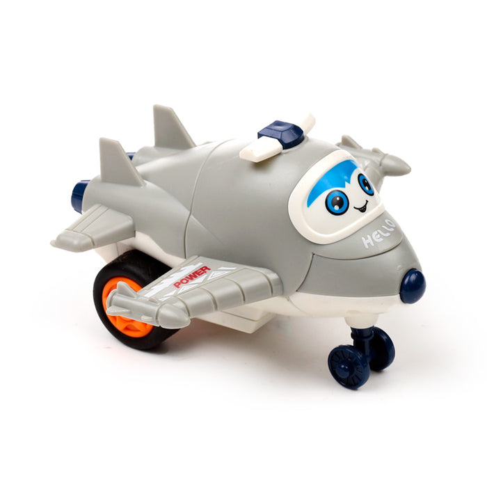 Cute Aeroplane Friction Push/Pull Action Toy