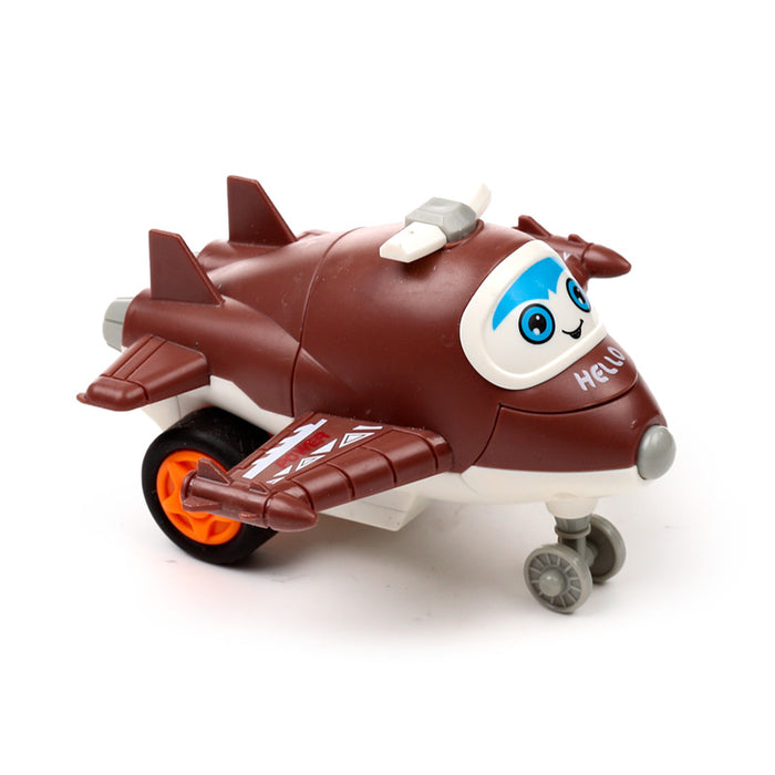 Cute Aeroplane Friction Push/Pull Action Toy