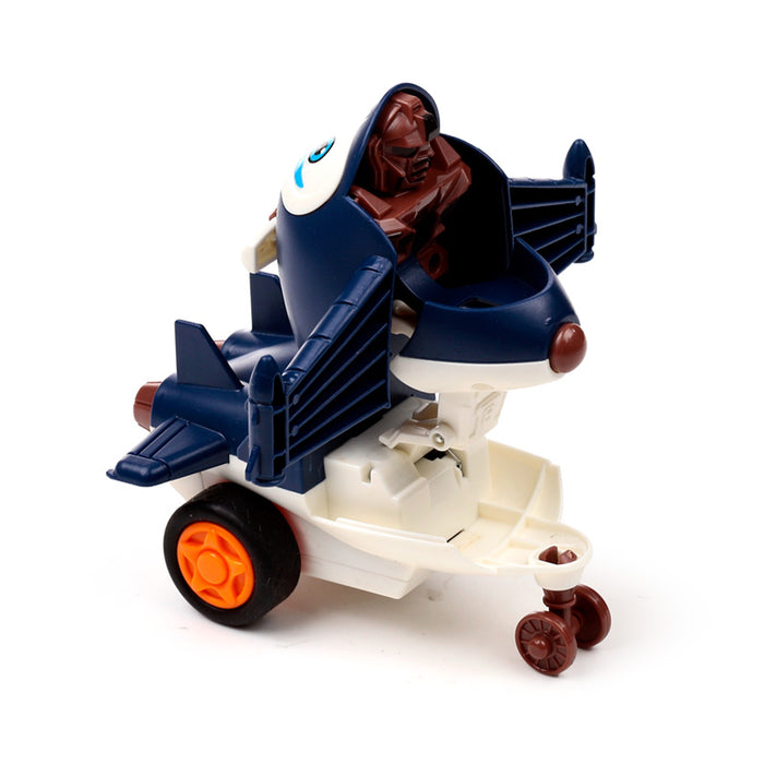 Cute Aeroplane Friction Push/Pull Action Toy