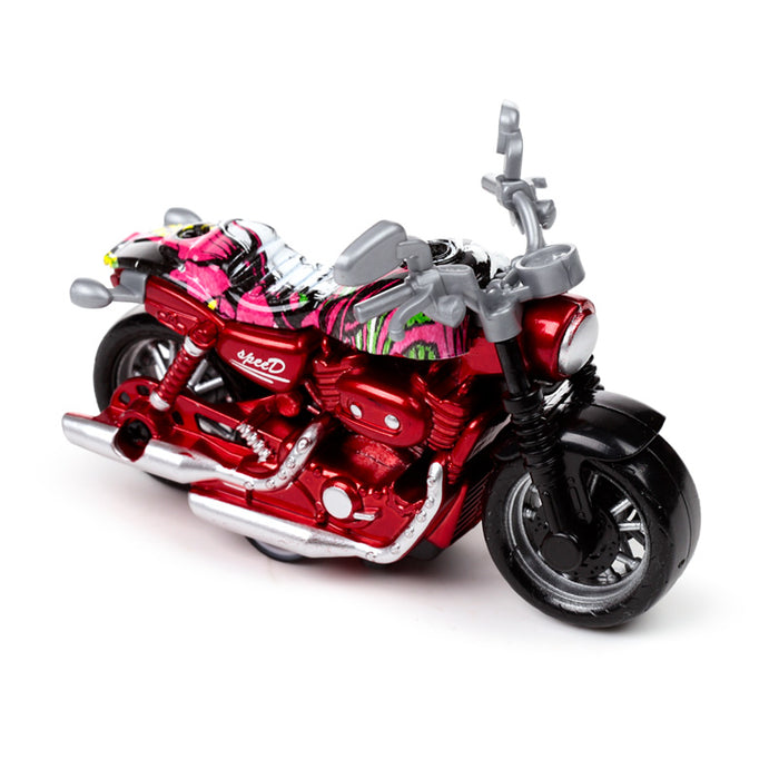 Motorcycle Push/Pull Action Toy