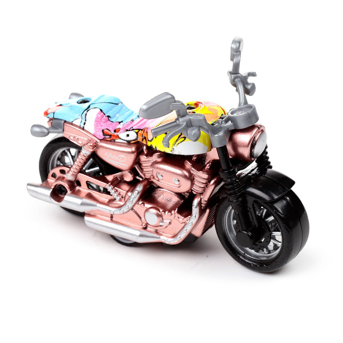 Motorcycle Push/Pull Action Toy