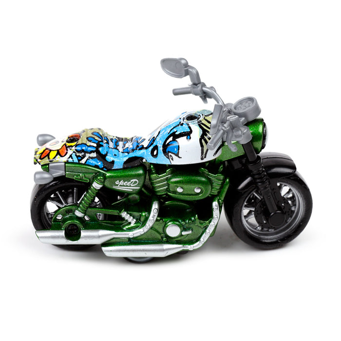 Motorcycle Push/Pull Action Toy