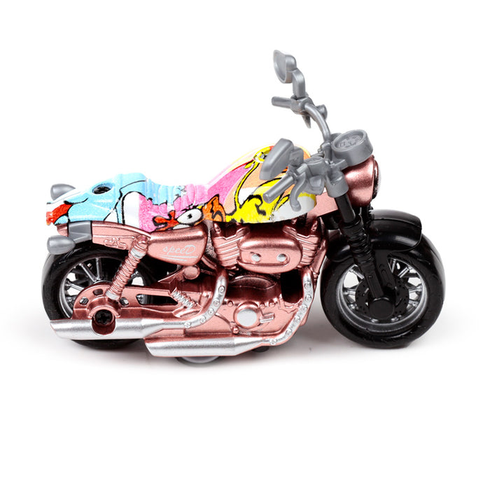 Motorcycle Push/Pull Action Toy