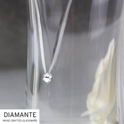Engraved 25th Silver Anniversary Hand Cut Diamante Heart Vase