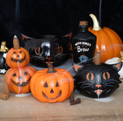 Stacked Pumpkins Backflow Incense Burner