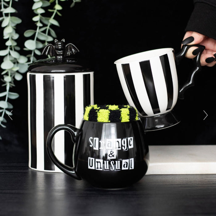 Gothic Homeware Strange & Unusual Mug and Socks Set