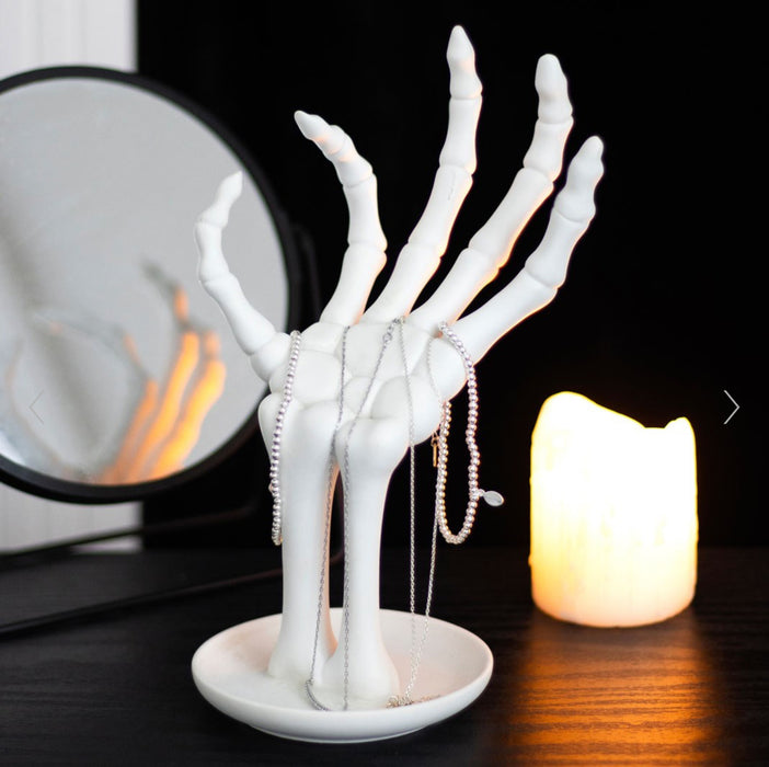 Skeleton Hand Shaped Jewellery Holder