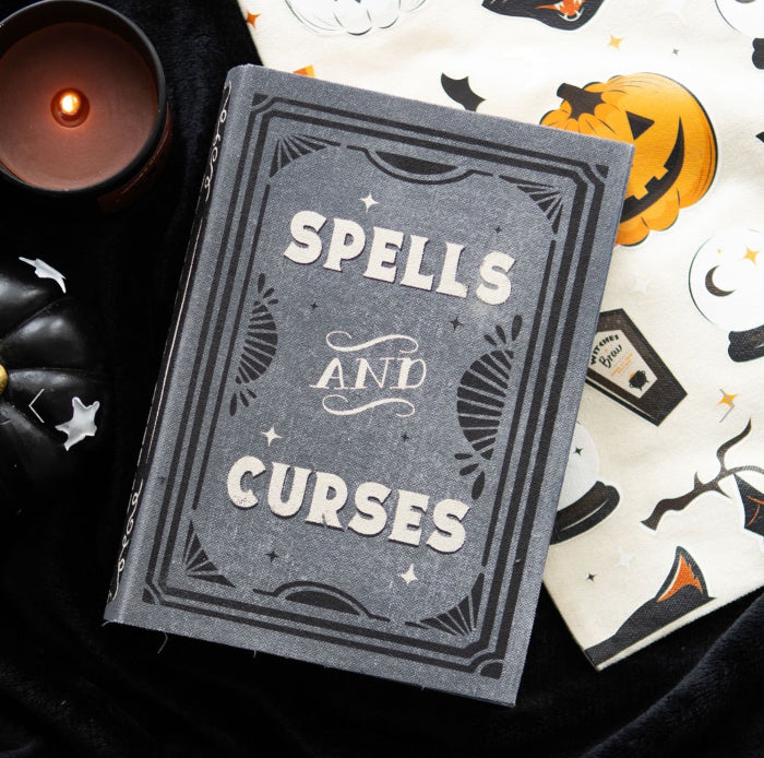 Gothic Homeware Spells and Curses Book Shaped Storage Box