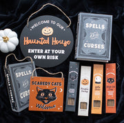 Gothic Homeware Spells and Curses Book Shaped Storage Box