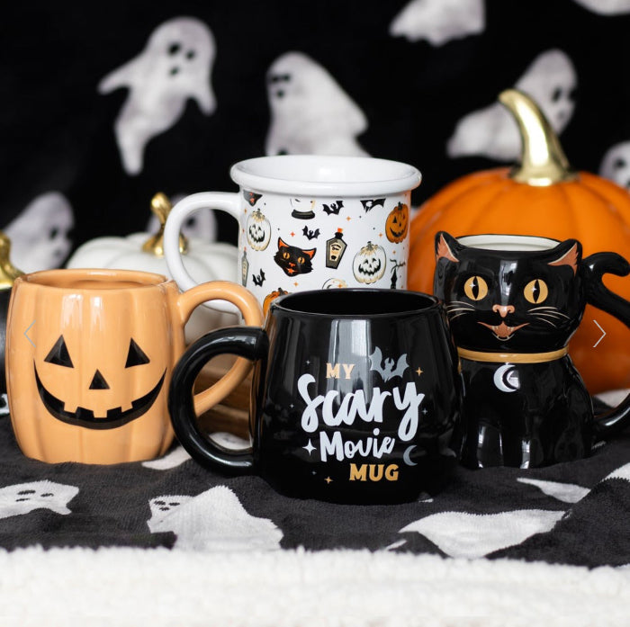 Halloween Jack-o'-Lantern Pumpkin Shaped Mug
