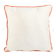 Halloween Square Spooky Cat and Pumpkin Print Cushion 