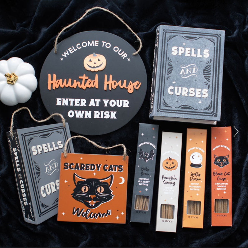 Halloween Haunted House Hanging Sign