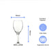 Personalised Engraved Pure Wine Glass with Name's Glass Bold Measurements Design, Customise with Any Name Image 5