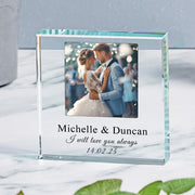 Personalised I Will Love You Always Photo Plaque Block