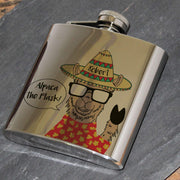 Personalised Alpaca Hip Flask - Myhappymoments.co.uk