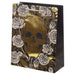 Skulls & Roses Metallic Large Gift Bag